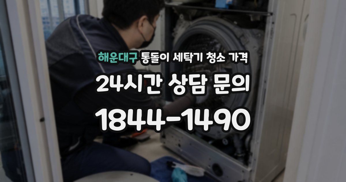 해운대구 통돌이 세탁기 청소 가격