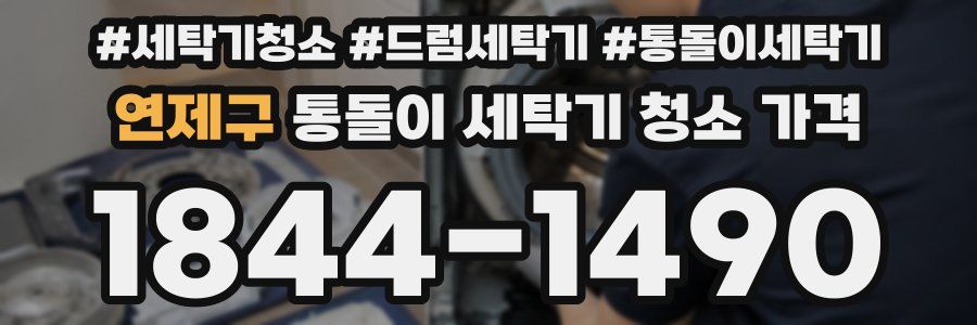 연제구 통돌이 세탁기 청소 가격