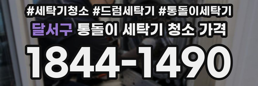 달서구 통돌이 세탁기 청소 가격