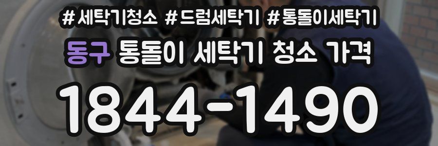 동구 통돌이 세탁기 청소 가격