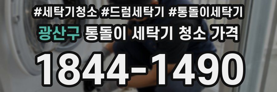 광산구 통돌이 세탁기 청소 가격