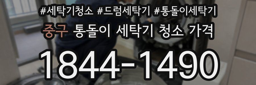 중구 통돌이 세탁기 청소 가격
