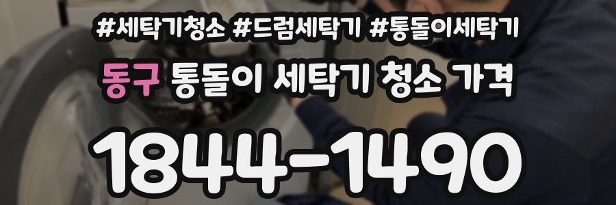 동구 통돌이 세탁기 청소 가격