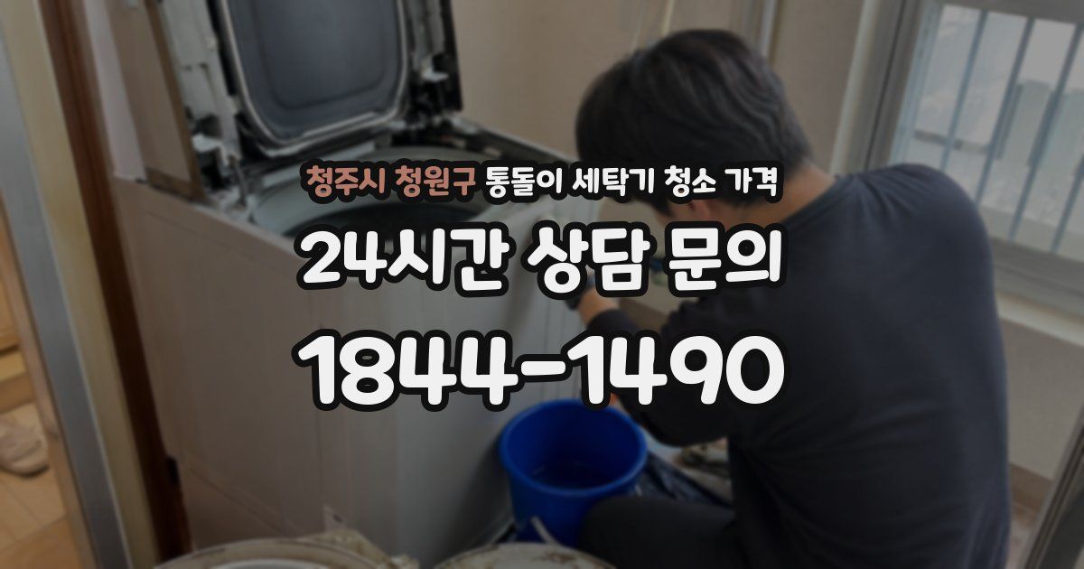 청주시 청원구 통돌이 세탁기 청소 가격