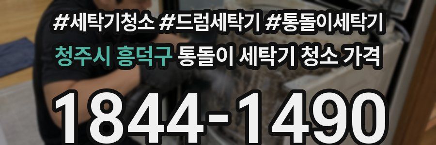 청주시 흥덕구 통돌이 세탁기 청소 가격