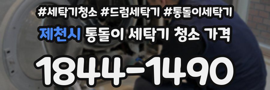 제천시 통돌이 세탁기 청소 가격