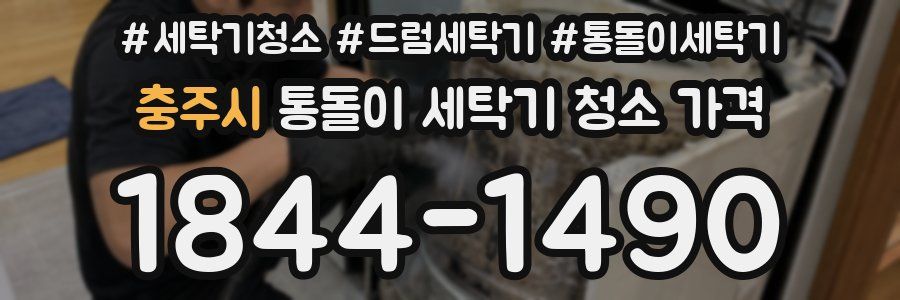 충주시 통돌이 세탁기 청소 가격