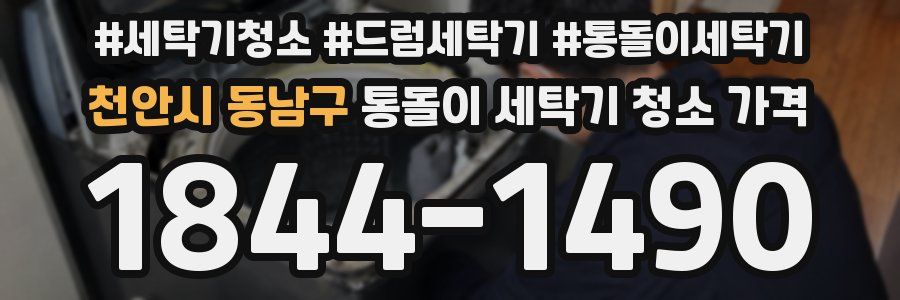 천안시 동남구 통돌이 세탁기 청소 가격
