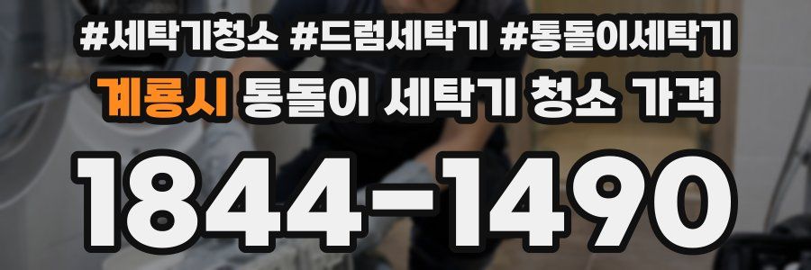 계룡시 통돌이 세탁기 청소 가격