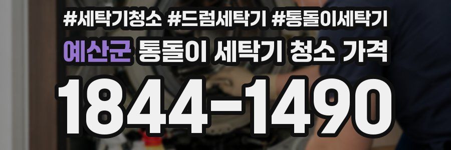 예산군 통돌이 세탁기 청소 가격