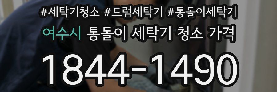 여수시 통돌이 세탁기 청소 가격