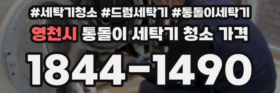 영천시 통돌이 세탁기 청소 가격