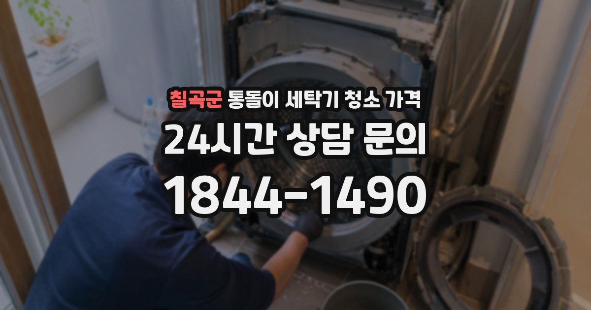 칠곡군 통돌이 세탁기 청소 가격