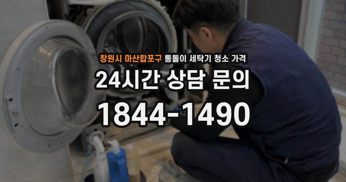 창원시 마산합포구 통돌이 세탁기 청소 가격