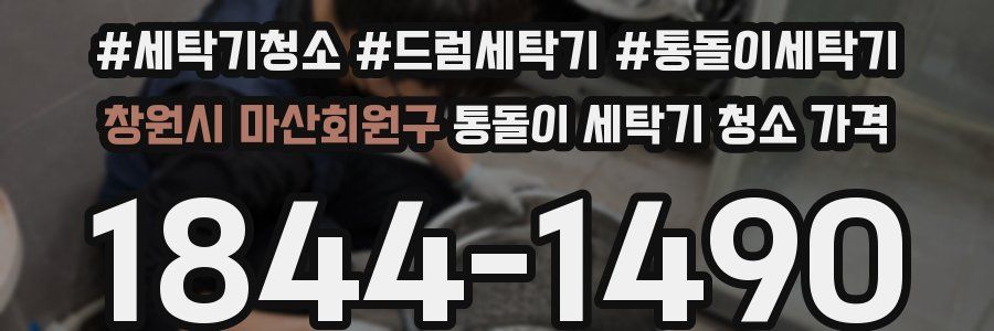 창원시 마산회원구 통돌이 세탁기 청소 가격
