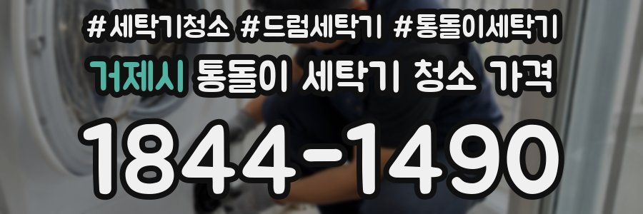 거제시 통돌이 세탁기 청소 가격