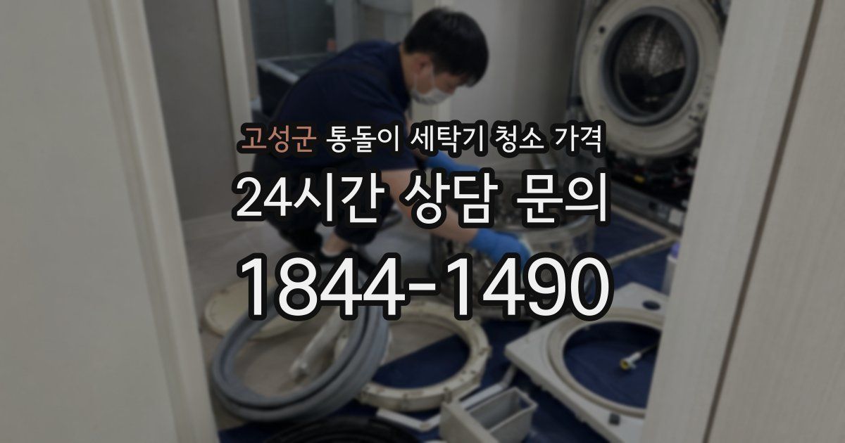 고성군 통돌이 세탁기 청소 가격