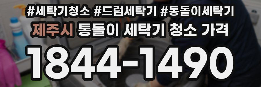 제주시 통돌이 세탁기 청소 가격