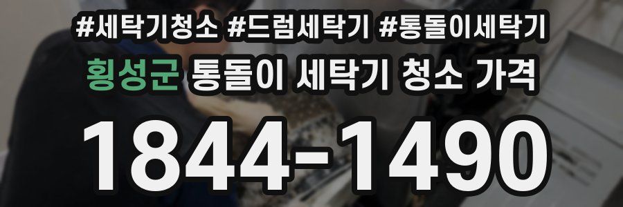 횡성군 통돌이 세탁기 청소 가격