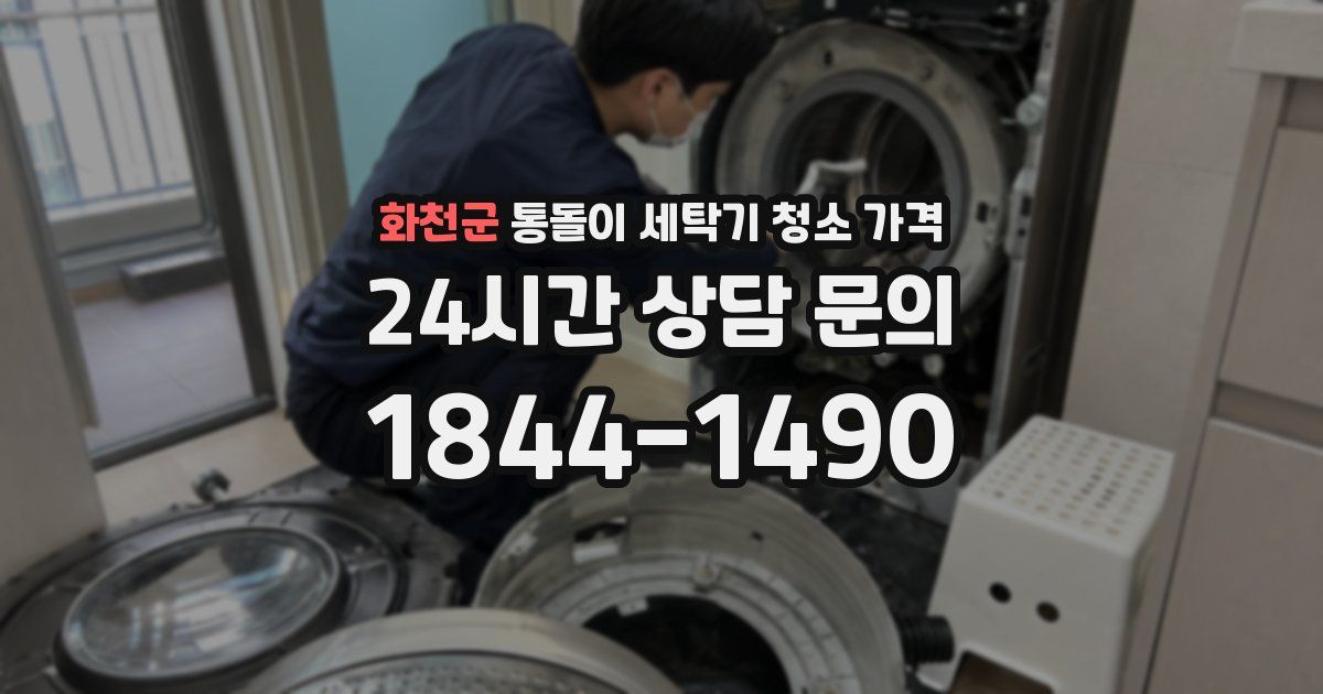 화천군 통돌이 세탁기 청소 가격