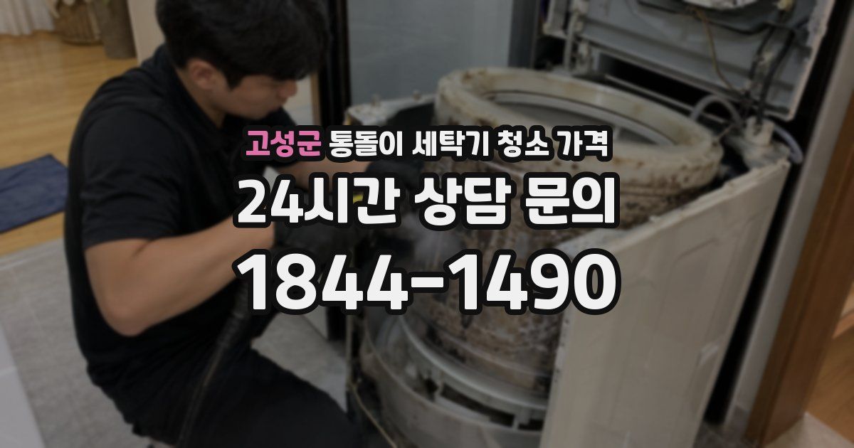고성군 통돌이 세탁기 청소 가격