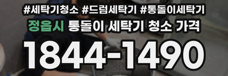 정읍시 통돌이 세탁기 청소 가격