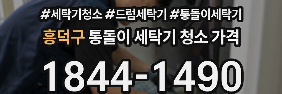 흥덕구 통돌이 세탁기 청소 가격