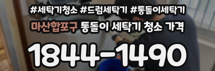 마산합포구 통돌이 세탁기 청소 가격