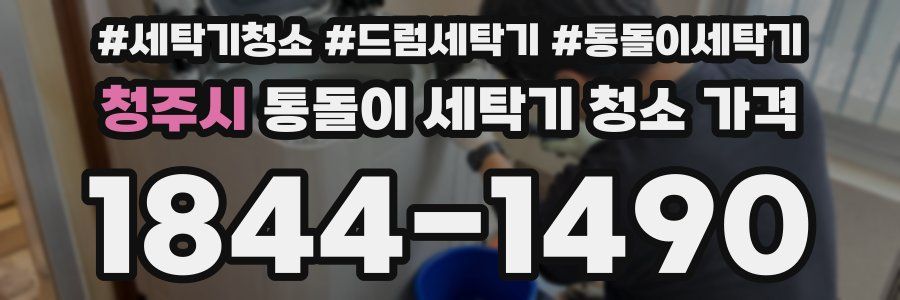 청주시 통돌이 세탁기 청소 가격
