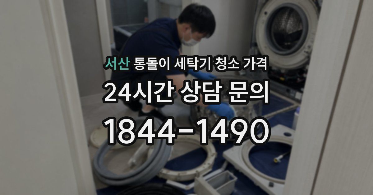서산 통돌이 세탁기 청소 가격