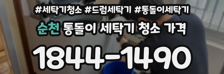 순천 통돌이 세탁기 청소 가격