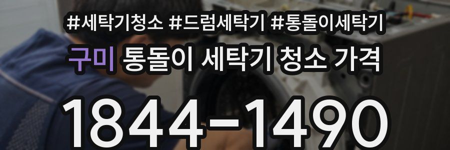구미 통돌이 세탁기 청소 가격