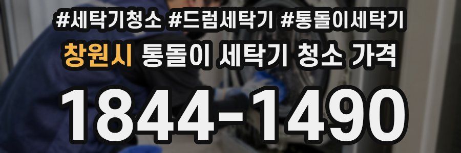 창원시 통돌이 세탁기 청소 가격
