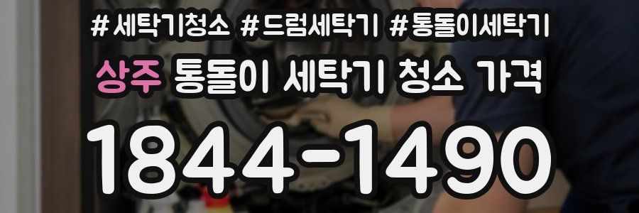 상주 통돌이 세탁기 청소 가격