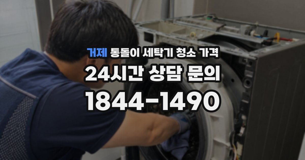 거제 통돌이 세탁기 청소 가격