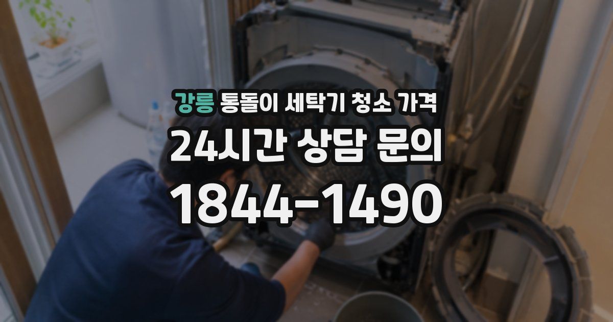 강릉 통돌이 세탁기 청소 가격