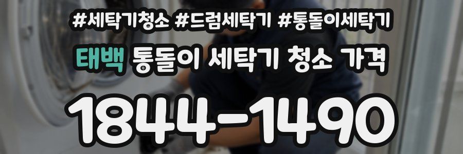 태백 통돌이 세탁기 청소 가격