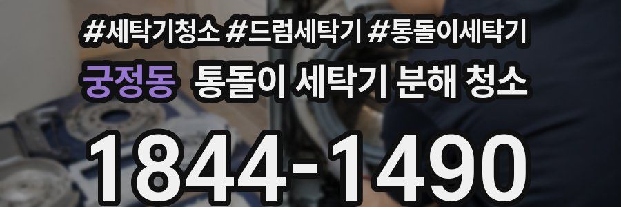 궁정동 통돌이 세탁기 분해 청소