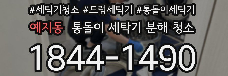 예지동 통돌이 세탁기 분해 청소