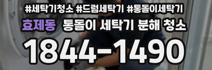 효제동 통돌이 세탁기 분해 청소