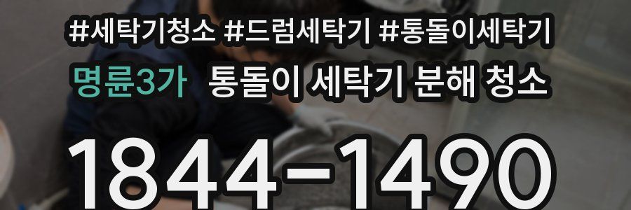 명륜3가 통돌이 세탁기 분해 청소