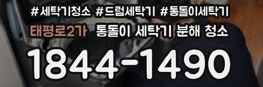 태평로2가 통돌이 세탁기 분해 청소