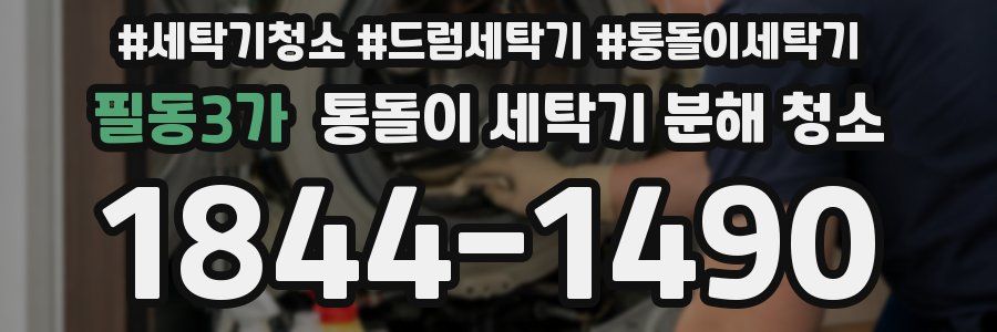 필동3가 통돌이 세탁기 분해 청소