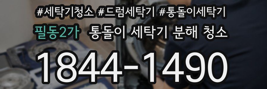 필동2가 통돌이 세탁기 분해 청소