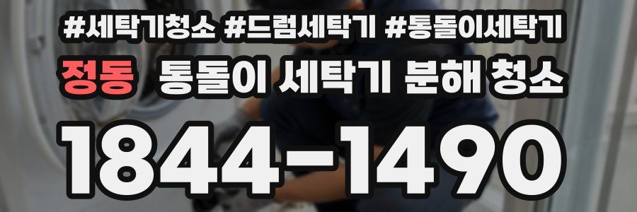 정동 통돌이 세탁기 분해 청소