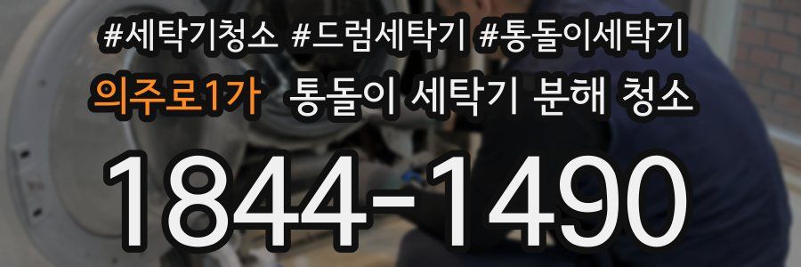 의주로1가 통돌이 세탁기 분해 청소