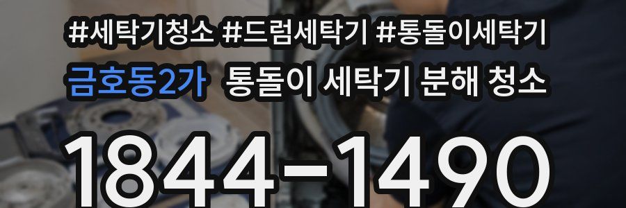 금호동2가 통돌이 세탁기 분해 청소