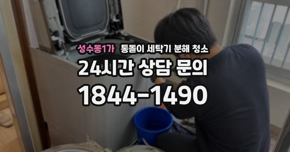 성수동1가 통돌이 세탁기 분해 청소