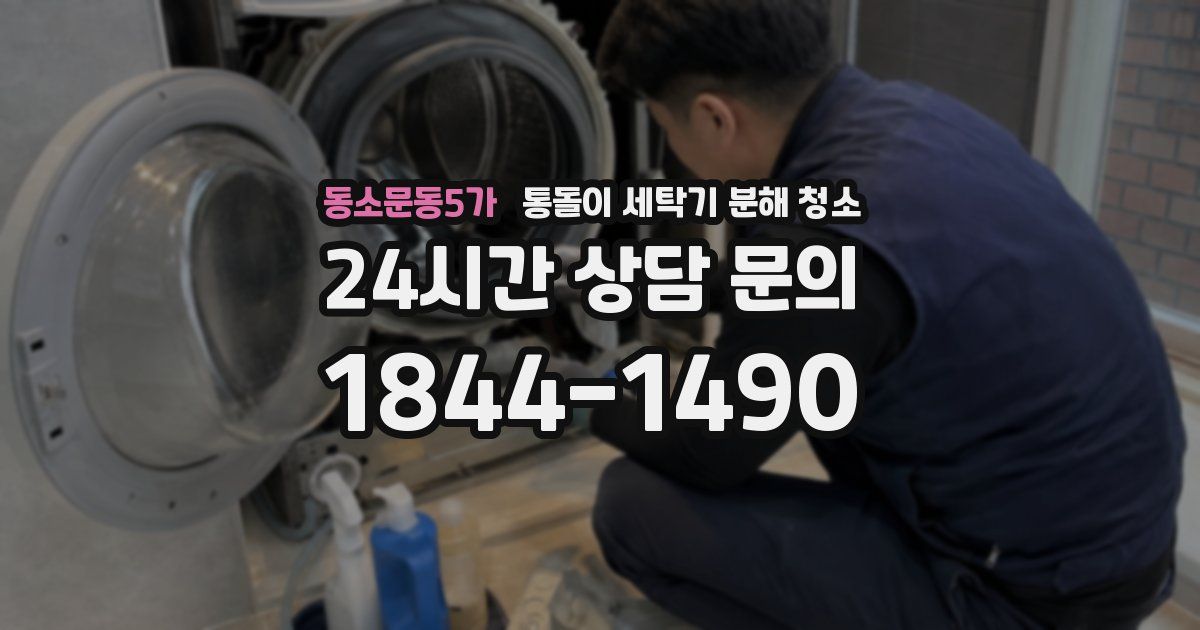 동소문동5가 통돌이 세탁기 분해 청소