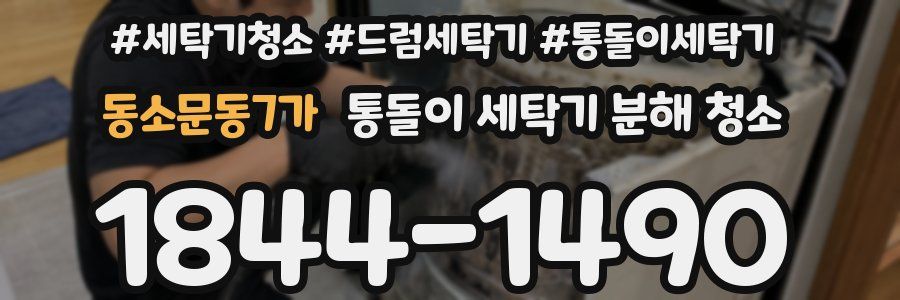 동소문동7가 통돌이 세탁기 분해 청소